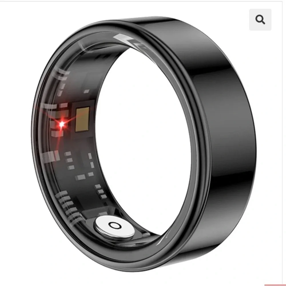 Smart Wearable Black Ring